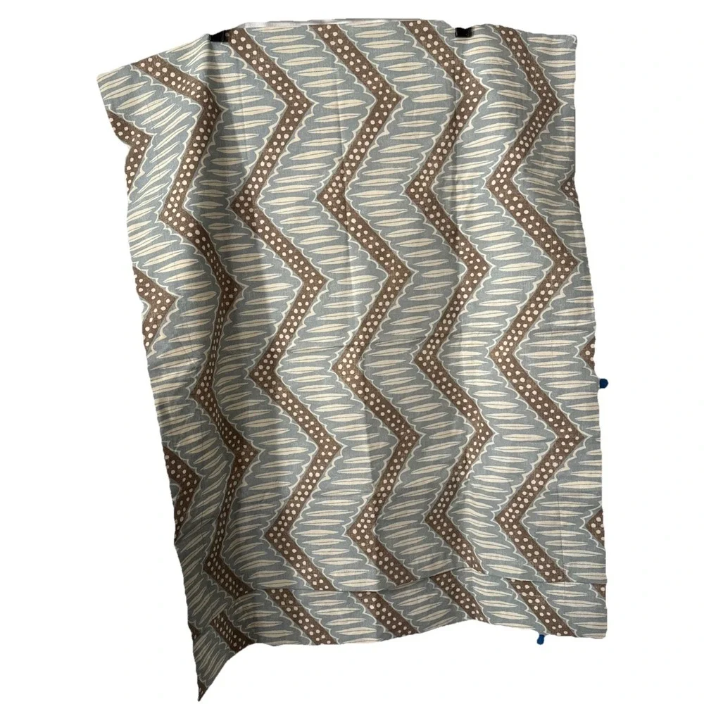 POTTERY BARN Sydney  Standard Sham Blue ‎ Cotton New Without Tags